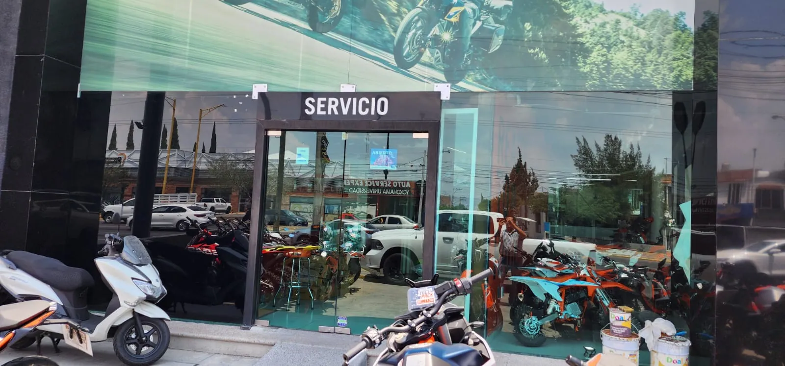 Entrada de Moto Servicio y Taller Multimarca en Aguascalientes